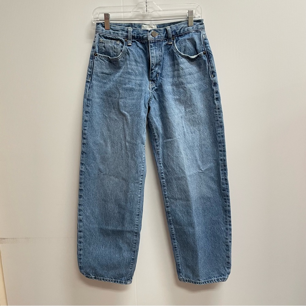 LA LIGNE LIGHT WASH DENIM JEANS SZ 26